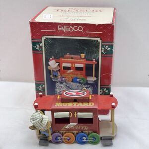 Enesco Christmas Caboose‎ King O' The Road Series 1991 In Original Box